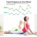 FITINDEX Bluetooth Body Fat Scale, Smart Wireless BMI Bathroom Weight Scale Body Composition Monitor Health Analyzer with Smartphone App for Body Weight, Fat, Water, BMI, BMR, Muscle Mass - White