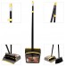Broom and Dustpan/Broom with Dustpan Combo Set,Standing Dustpan Dust Pan with Long Handle 40"/52" for Home Kitchen Room Office Lobby Indoor Floor Cleaning Broom Dustpan Set Upright