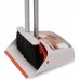 Broom and Dustpan/Broom with Dustpan Combo Set,Standing Dustpan Dust Pan with Long Handle 40"/52" for Home Kitchen Room Office Lobby Indoor Floor Cleaning Broom Dustpan Set Upright