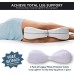 Contour Legacy Legacy Leg & Knee Foam Support Pillow - Soothing Pain Relief for Sciatica, Back, Hips, Knees, Joints & Pregnancy - As Seen on TV (Leg Pillow Only, Ventilated Memory Foam)